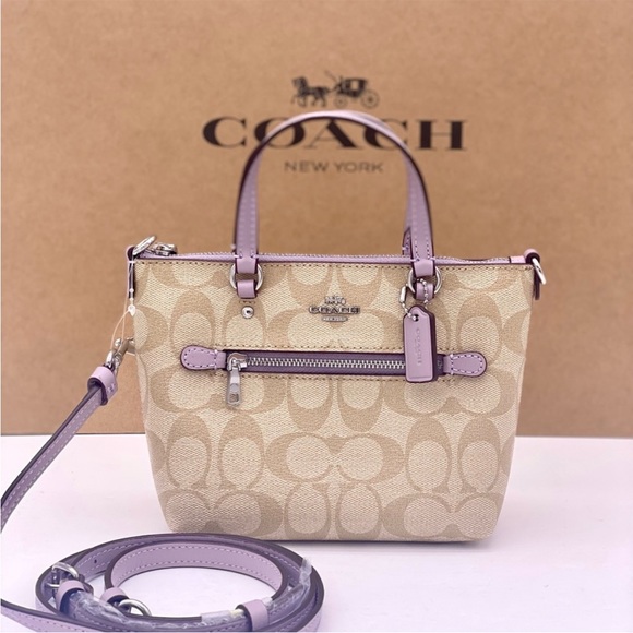 Coach Mini Gallery Crossbody InSignature Canvas